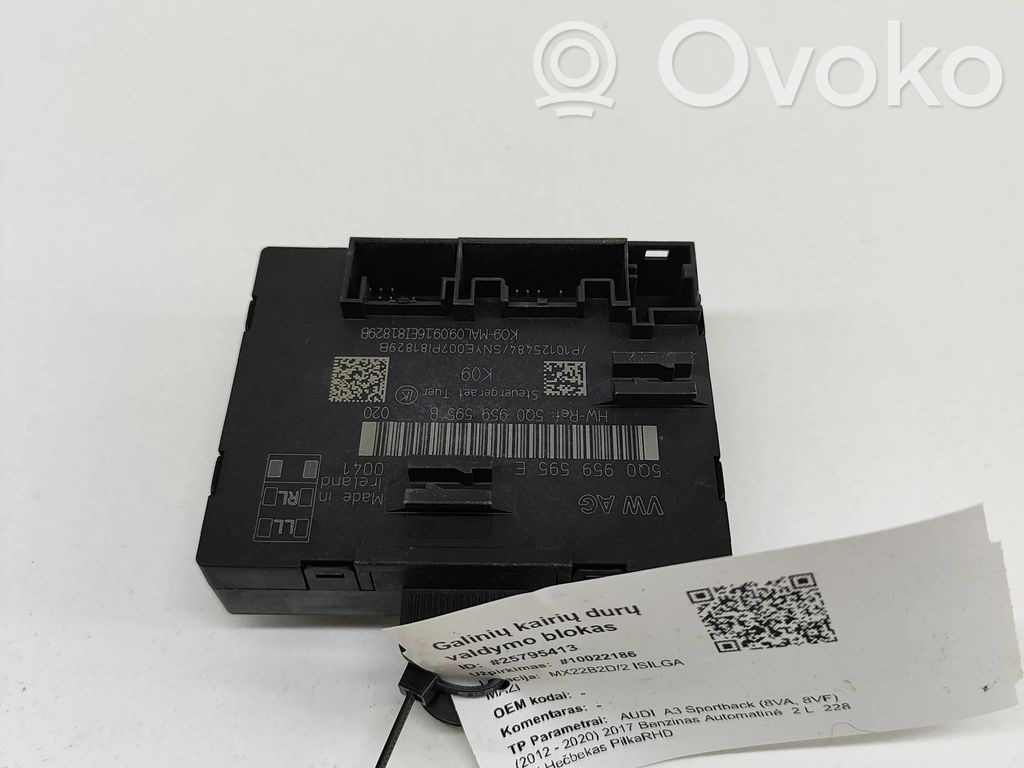 Audi A3 S3 8V Centralina/modulo portiere 
