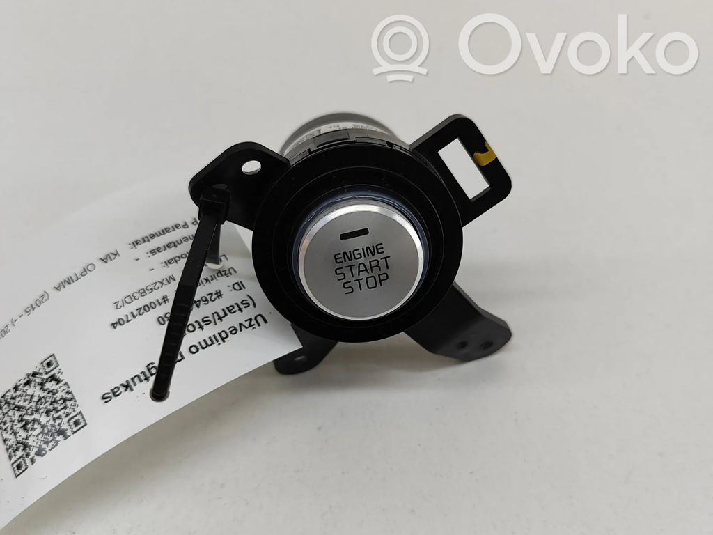 KIA Optima Bouton poussoir de démarrage du moteur 