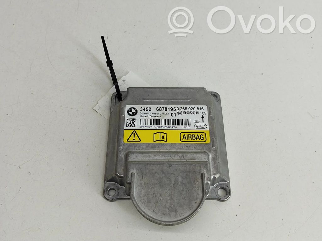 BMW X6 F16 Sterownik / Moduł Airbag 