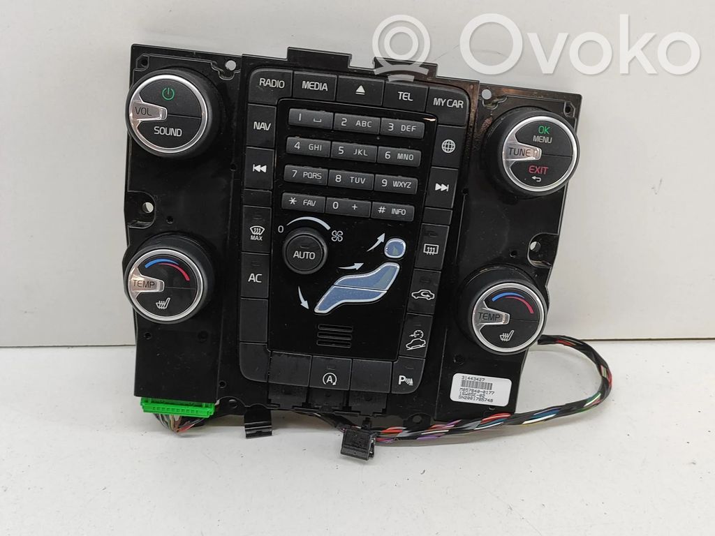 Volvo XC60 Interior fan control switch 
