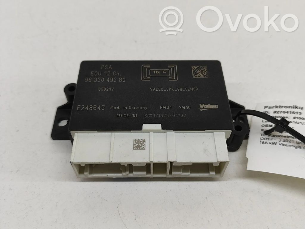 Sterownik / Moduł parkowania PDC   E248645,9833049280