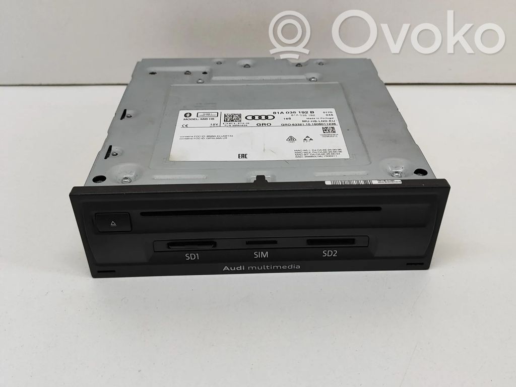 Audi A3 S3 8V GPS navigation control unit/module 