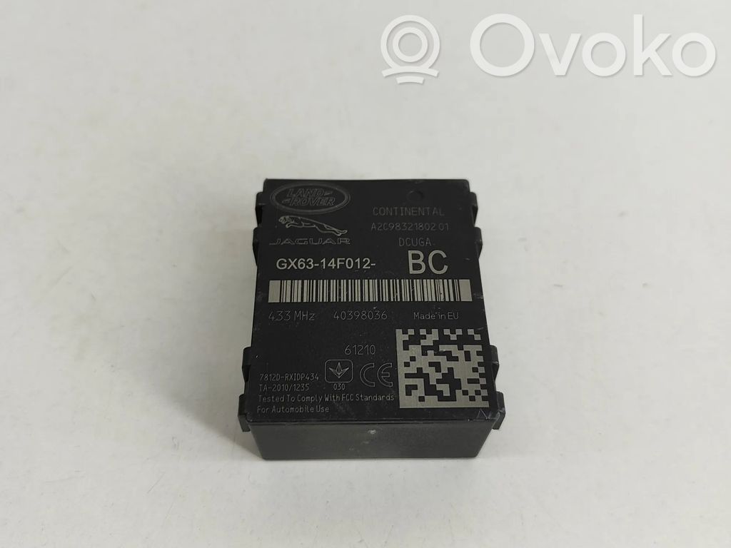Jaguar XE Tire pressure control unit 