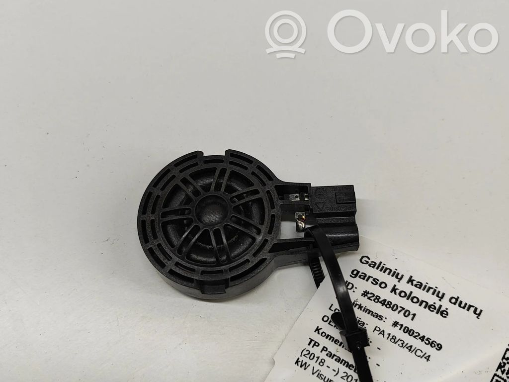Audi e-tron Altoparlante portiera posteriore 