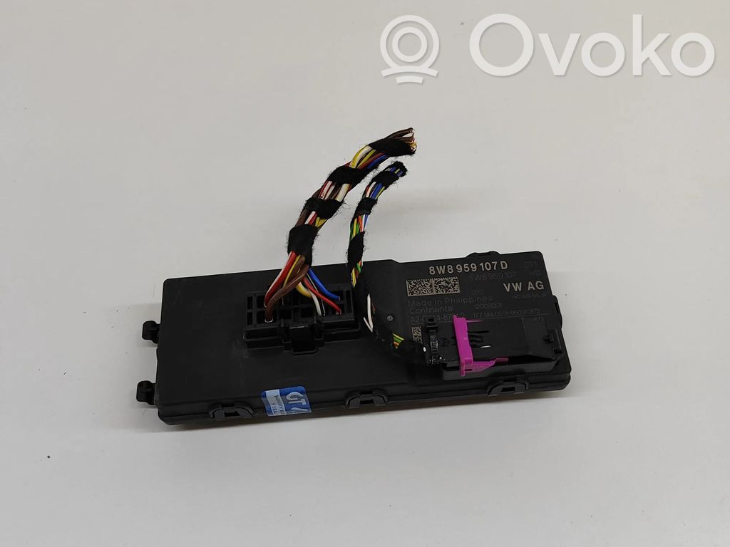 Unidad de control/módulo del maletero/compartimiento de carga   8W8959107,A2C74487812,8W8959107D
