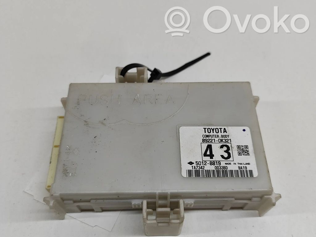 Toyota Hilux (AN120, AN130) Modulo di controllo del corpo centrale 