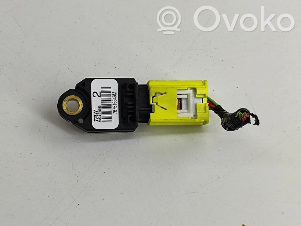 Toyota Hilux (AN10, AN20, AN30) Sensor impacto/accidente para activar Airbag 