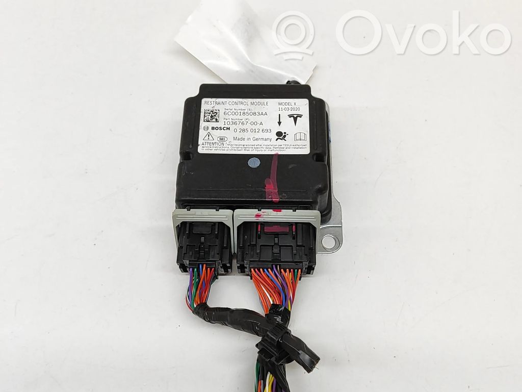 Tesla Model X Airbag control unit/module 