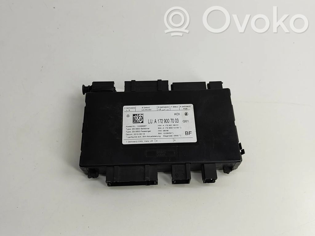 Mercedes-Benz E C207 W207 Module de commande de siège 