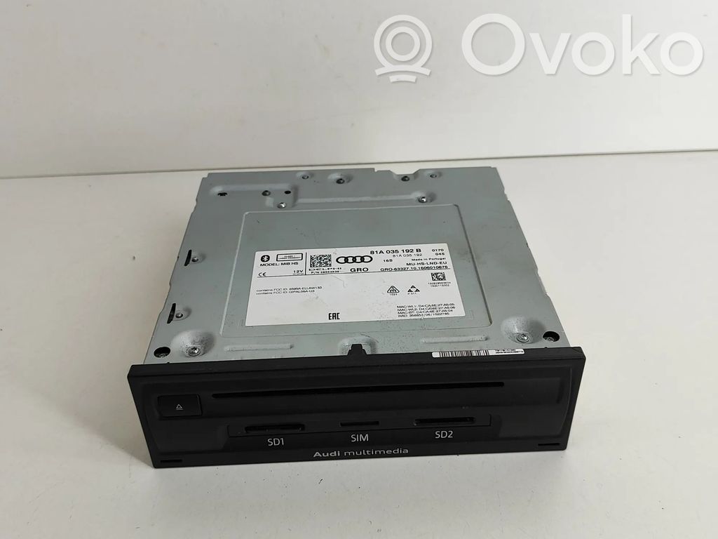 Audi A3 S3 8V GPS navigation control unit/module 