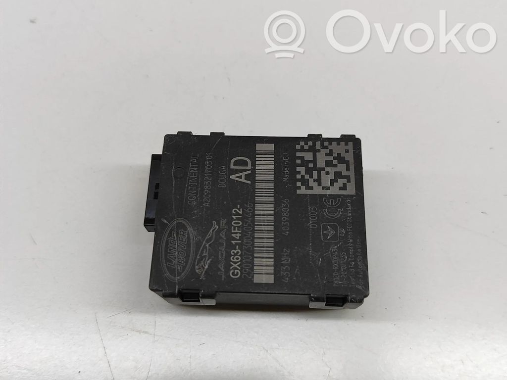 Jaguar F-Type Tire pressure control unit 