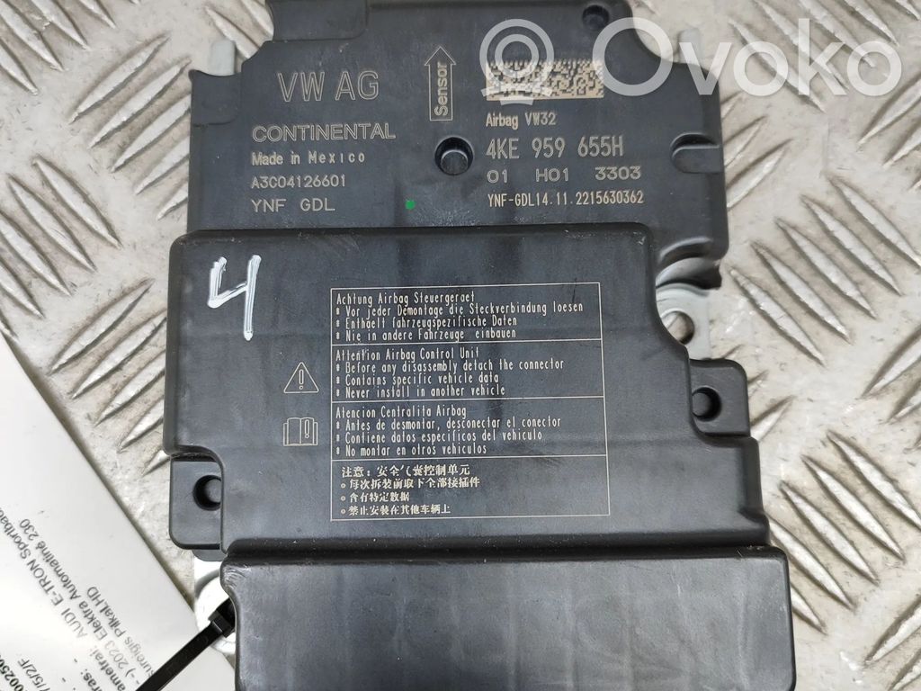 Airbag control unit/module   4KE959655