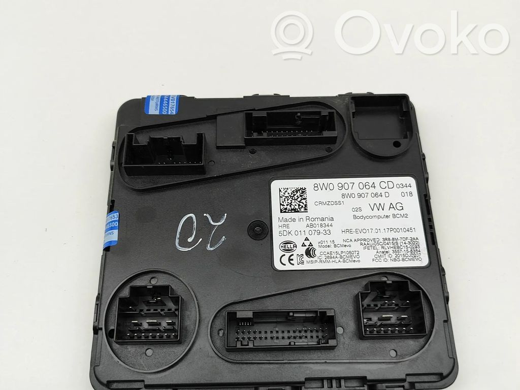 Audi Q7 4M Module de contrôle carrosserie centrale 