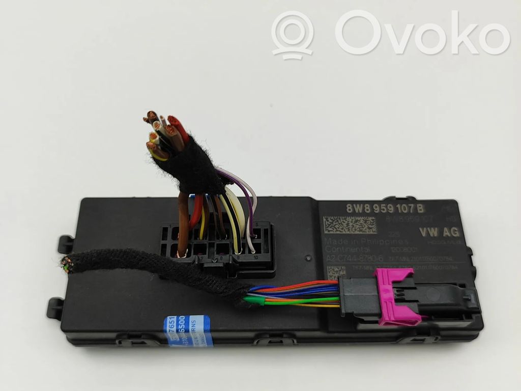 Tailgate/trunk control unit/module   8W8959107,A2C74487806,8W8959107B