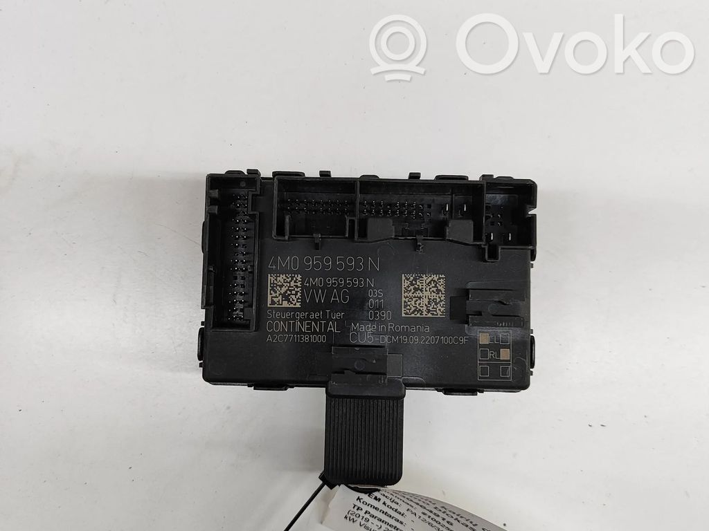 Unité de commande module de porte   4M0959593N
