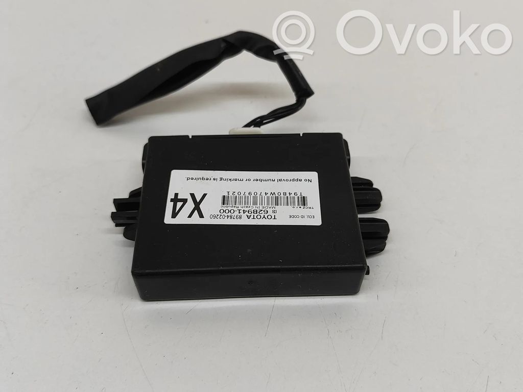Toyota Yaris Cross Immobilizer control unit/module 