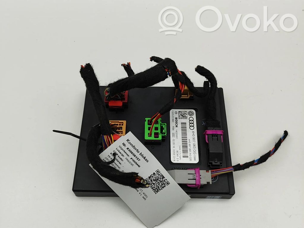 Audi RS6 C7 Module de contrôle carrosserie centrale 