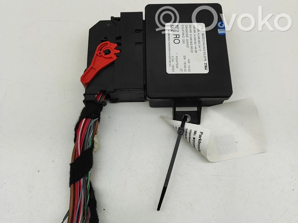 Mercedes-Benz GLE (W166 - C292) Unitate/modul comandă EMF frână spate 