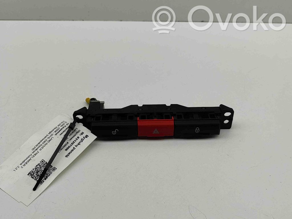 Land Rover Freelander Botón interruptor de luz de peligro 