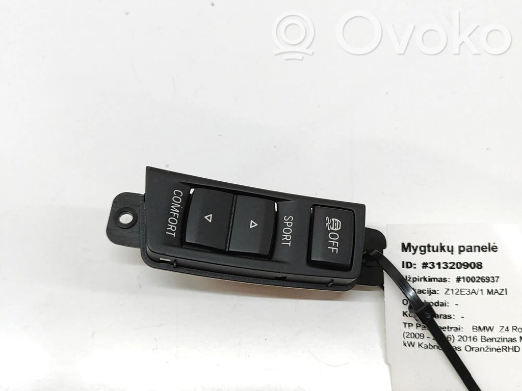 BMW Z4 E89 Un conjunto de interruptores 