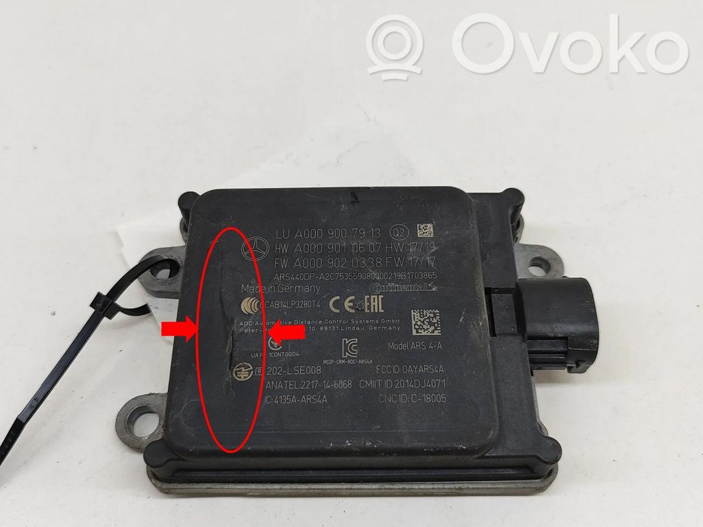 Mercedes-Benz C W205 Sensor de radar Distronic 