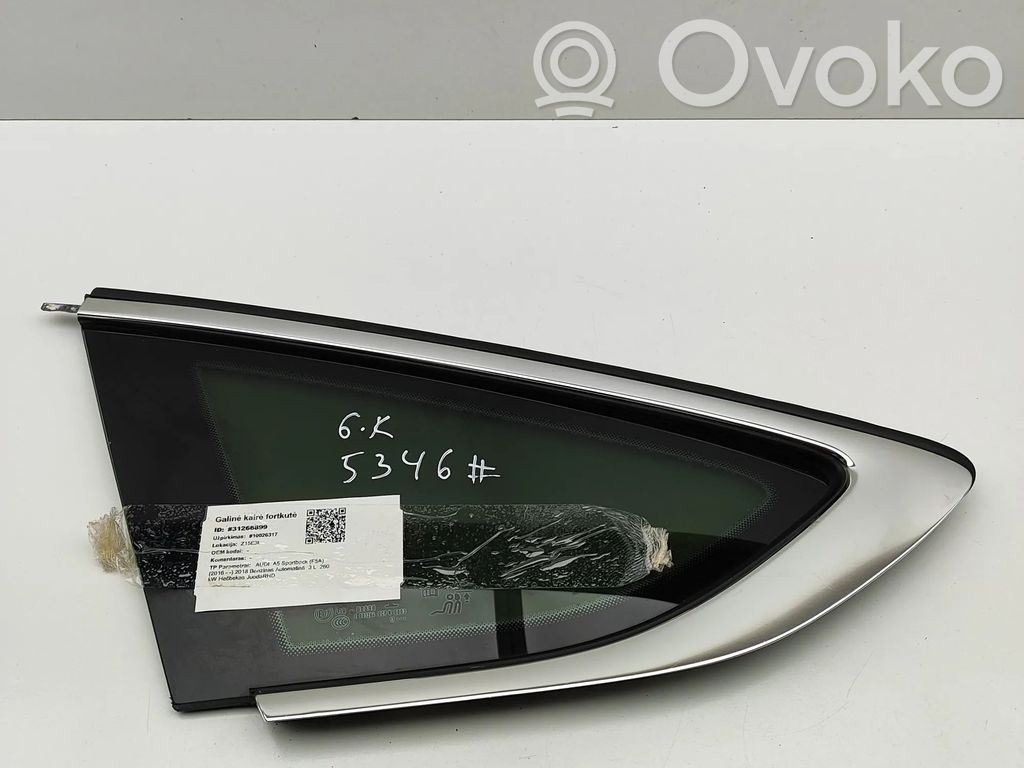 Audi A5 Vidrio lateral trasero 