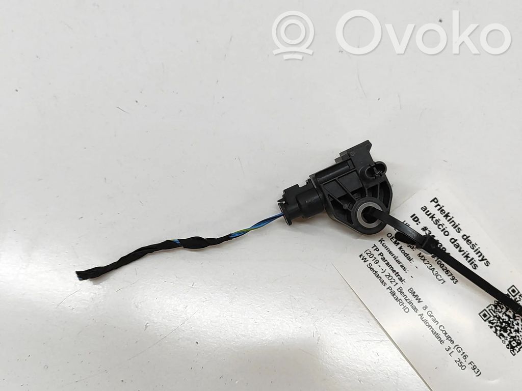 BMW 8 G14 Sensore di livello di altezza della sospensione pneumatica anteriore (usato)