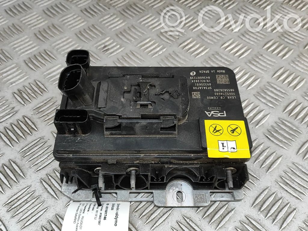 Peugeot 3008 III Relé de control de corriente