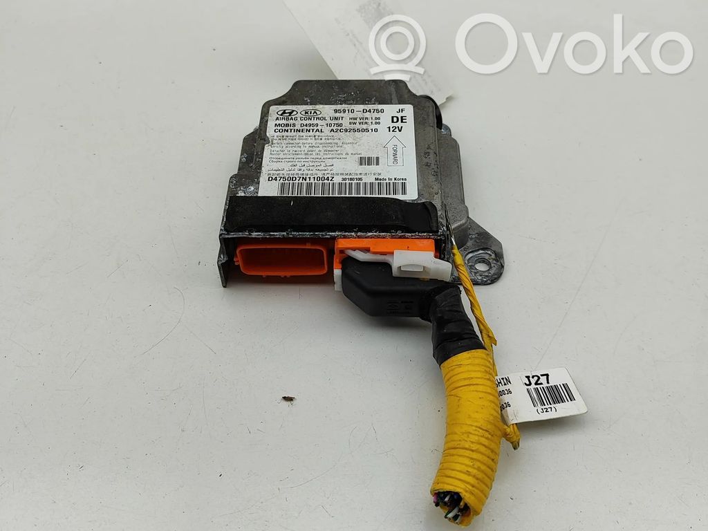 KIA Optima Airbag control unit/module 