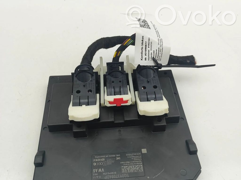 Skoda Superb B8 (3V) Module de contrôle carrosserie centrale 
