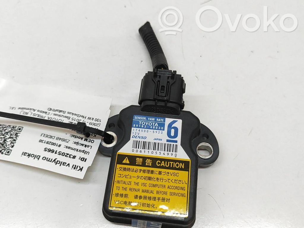 Toyota Prius (XW30) Sensore di accelerazione