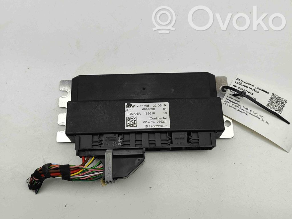 BMW X3 G01 Module de commande suspension 