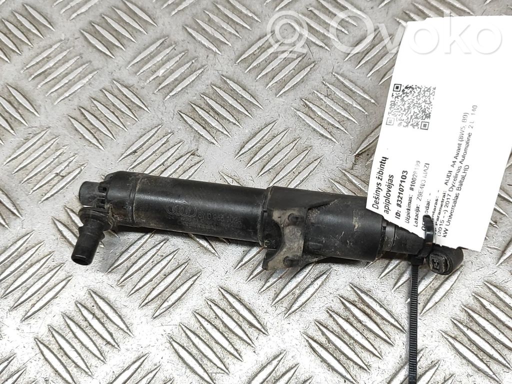 Audi A4 S4 B9 8W Dysza spryskiwacza lampy przedniej 