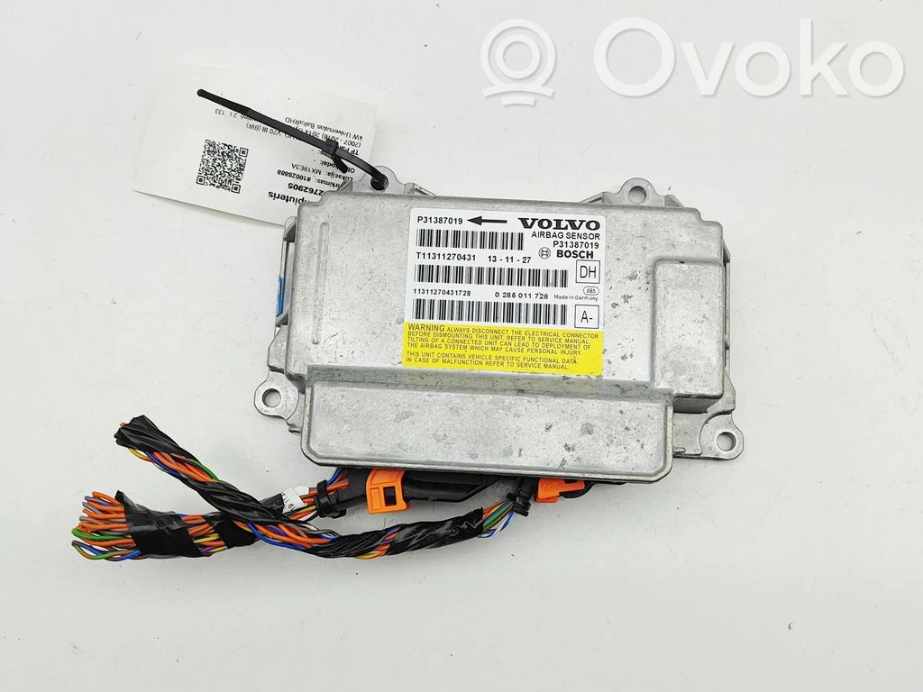 Volvo V70 Airbag control unit/module 