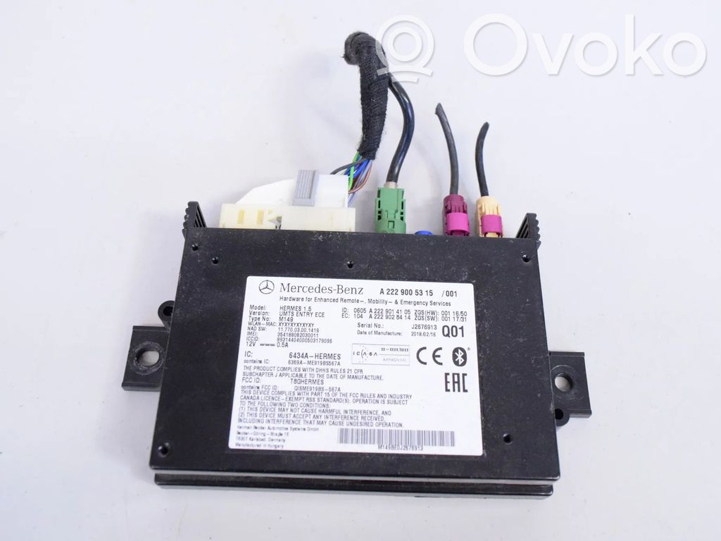 Mercedes-Benz A W176 Modul unitate control Bluetooth 