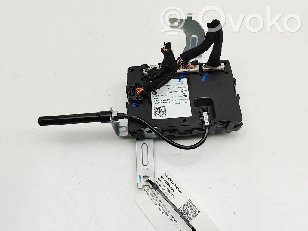 KIA Optima Central body control module 