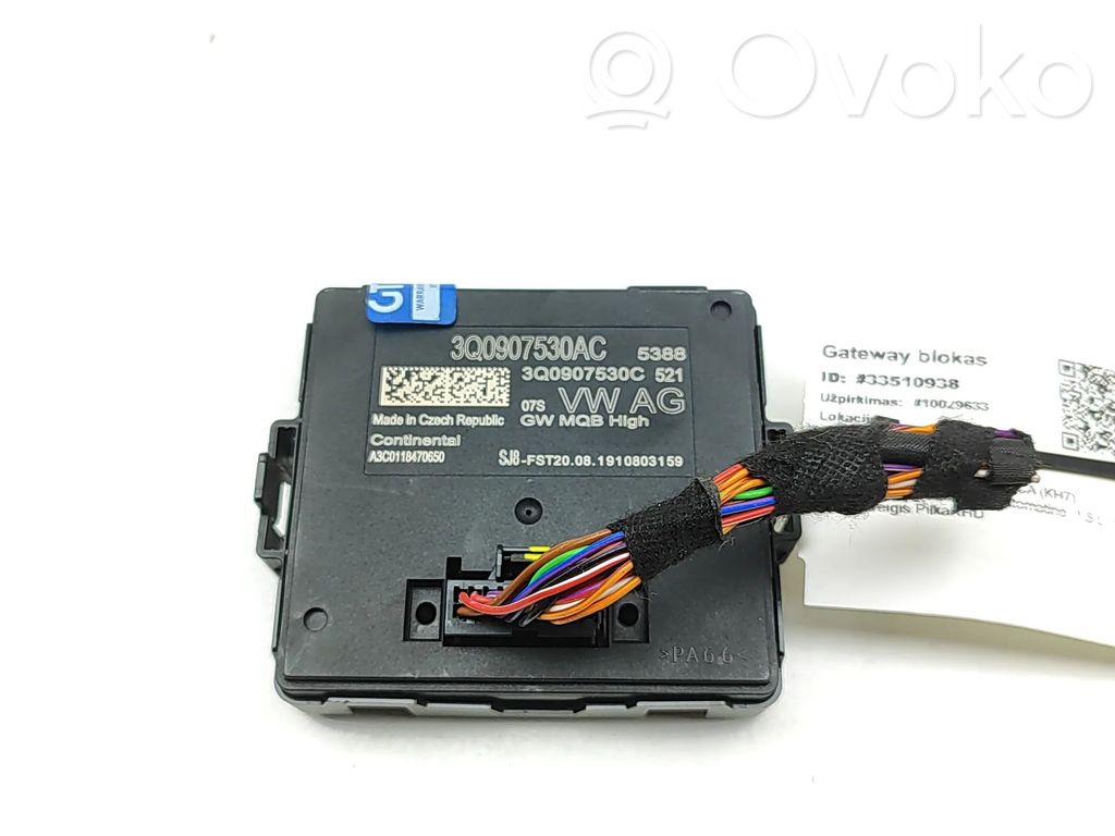 Gateway control module   3Q0907530AC,3Q0907530C,A3C0118470650