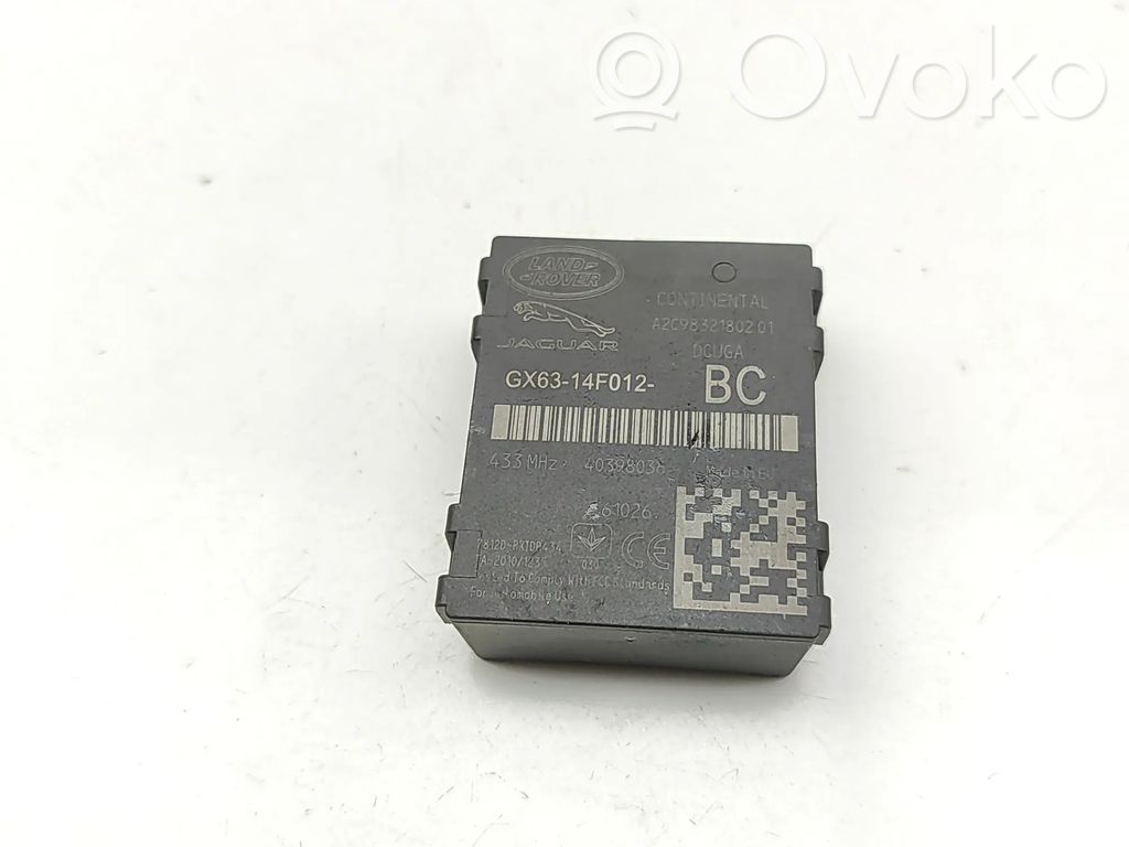 Jaguar XE Tire pressure control unit 