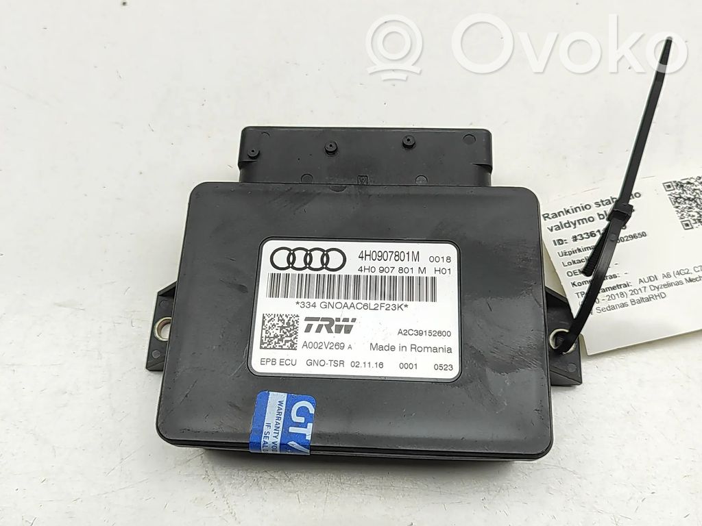 Audi A6 S6 C7 4G Moduł / Sterownik hamulca postojowego EMF 