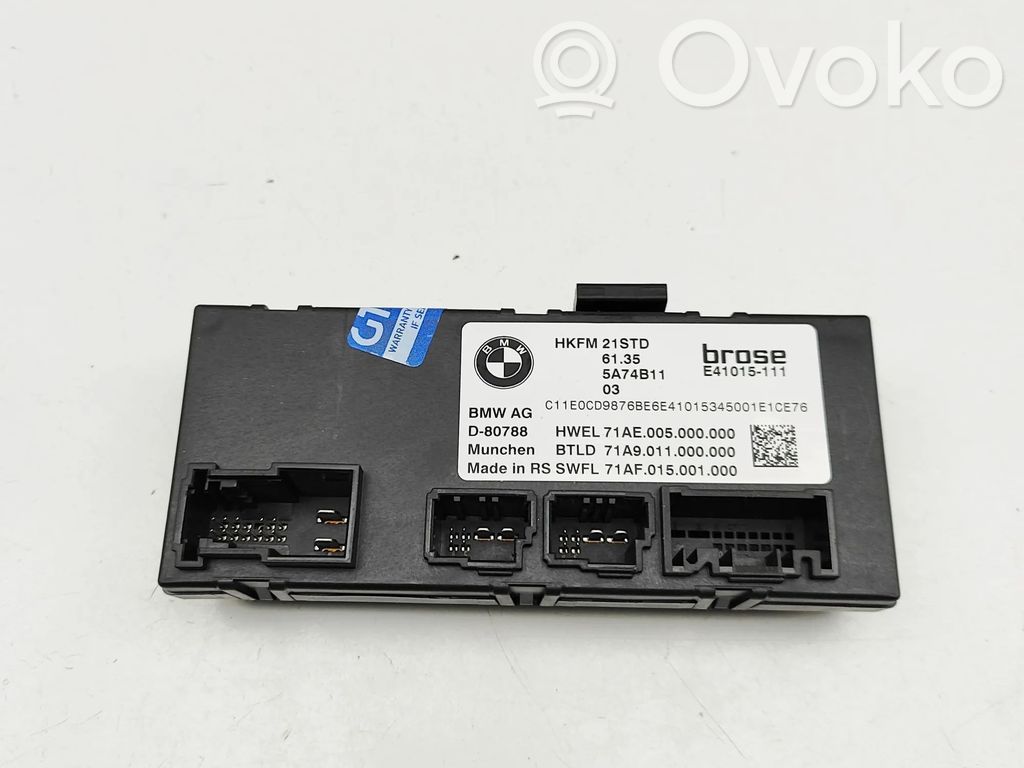 Unité de commande / module de hayon   5A74B11