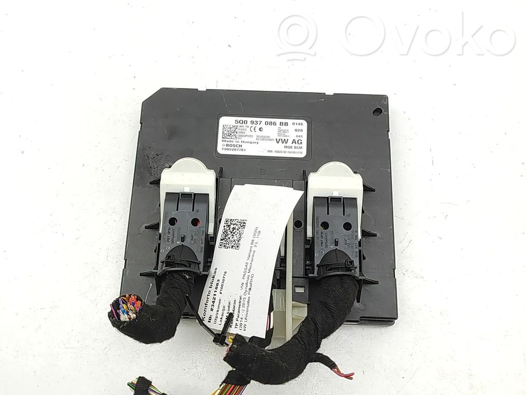 Volkswagen PASSAT B8 Modulo di controllo del corpo centrale