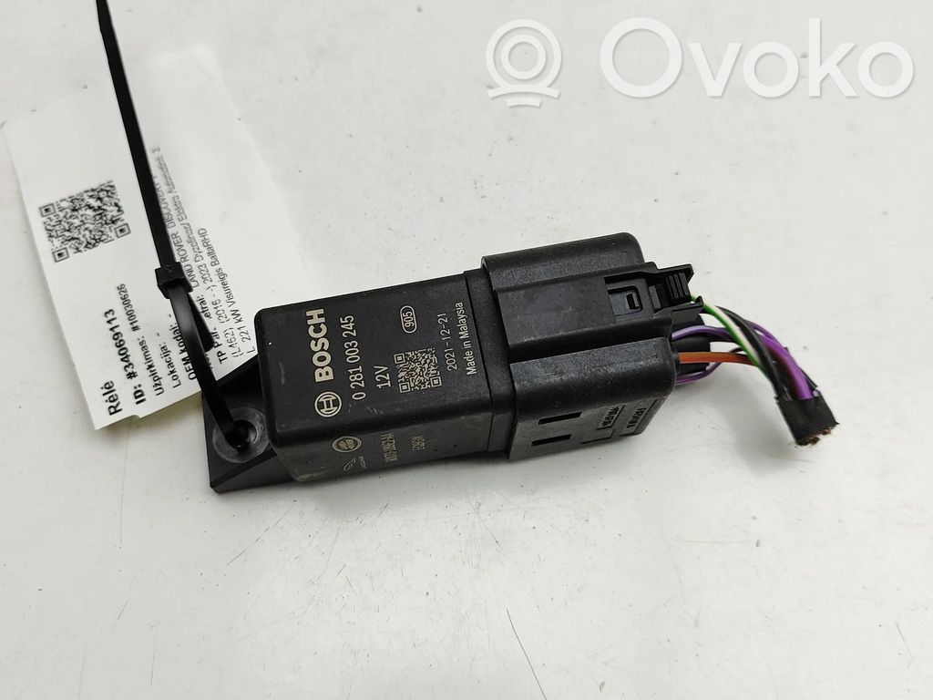 Land Rover Discovery 5 Przekaźnik / Modul układu ogrzewania wstępnego 