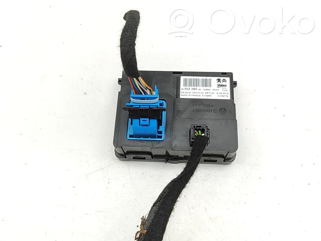 Citroen Berlingo Climate control unit 