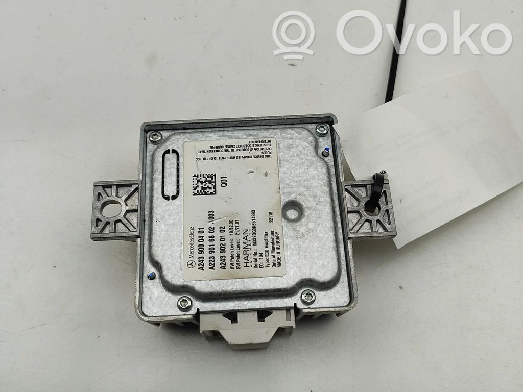 Mercedes-Benz EQB Unitate control sunet HiFi Audio 
