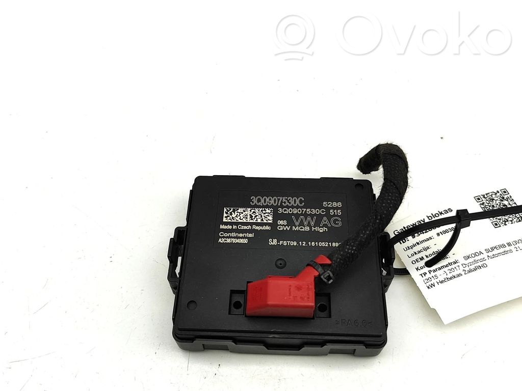Skoda Superb B8 (3V) Gateway control module 