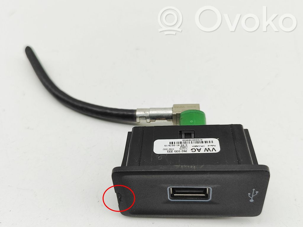 Enchufe conector USB   760035222