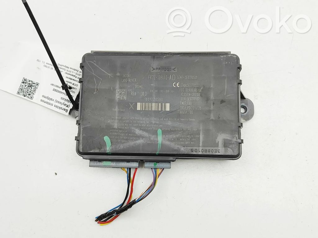 Jaguar XE Unitate/modul de control fără cheie (KESSY) 