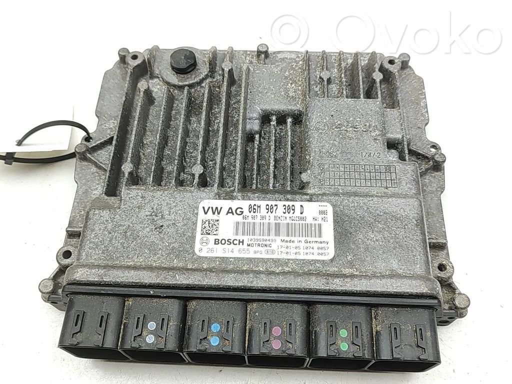 Engine control unit/module   06M907309D,0261S14655,1039S90499