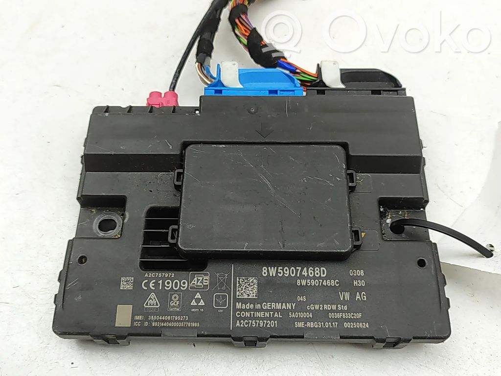 Audi Q5 SQ5 FY Gateway control module 