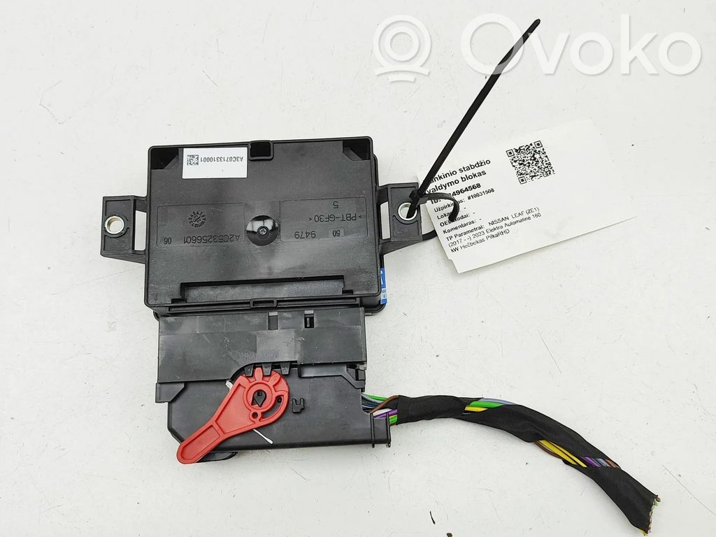 Nissan Leaf II (ZE1) Unitate/modul comandă EMF frână spate 